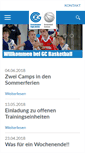 Mobile Screenshot of gc-basketball.ch